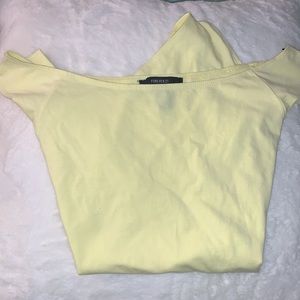 Forever 21 body suit in yellow
